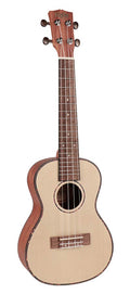 concertukelele, spruce bovenblad, sapele b&s, met gitaarmechanieken