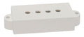 Boston PPC-15-WH Pickup cover, Puncher Bass model split coil, 2 pcs, white