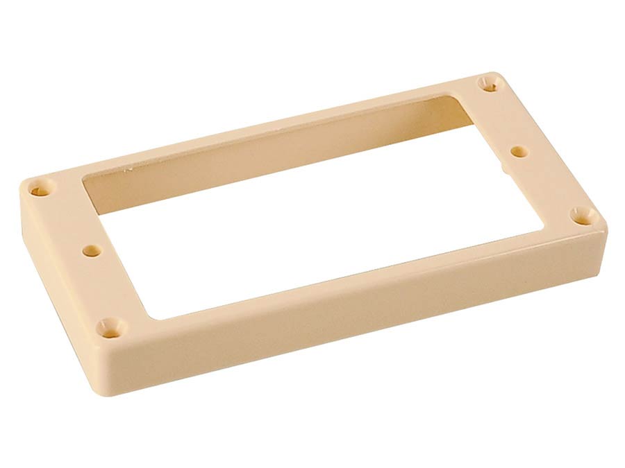 Boston HFS110120IV Humbucker frame, flat bottom slanted top, 11 to 12mm height, ivory