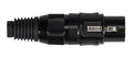 Boston XLR-1-FVBK Xlr plug, female, 3-polig, geheel zwart