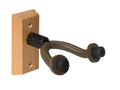Boston FC-710 Ophanghaak voor gitaar, recht model, wandbevestiging, hout, met luxe draaibare houder