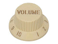 Boston KI-1726-V Bell knob, Stallion, ivory, volume, fits both 24 fine (CTS) and 18 coarse knurl (Alpha) incl. Japan