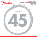 Fender snarenset elektrische basgitaar, pure nickel roundwound, medium, 045-065-085-105