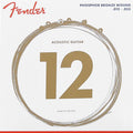 Fender snarenset akoestisch, phosphor bronze roundwound, light, 012-016-024-032-042-053