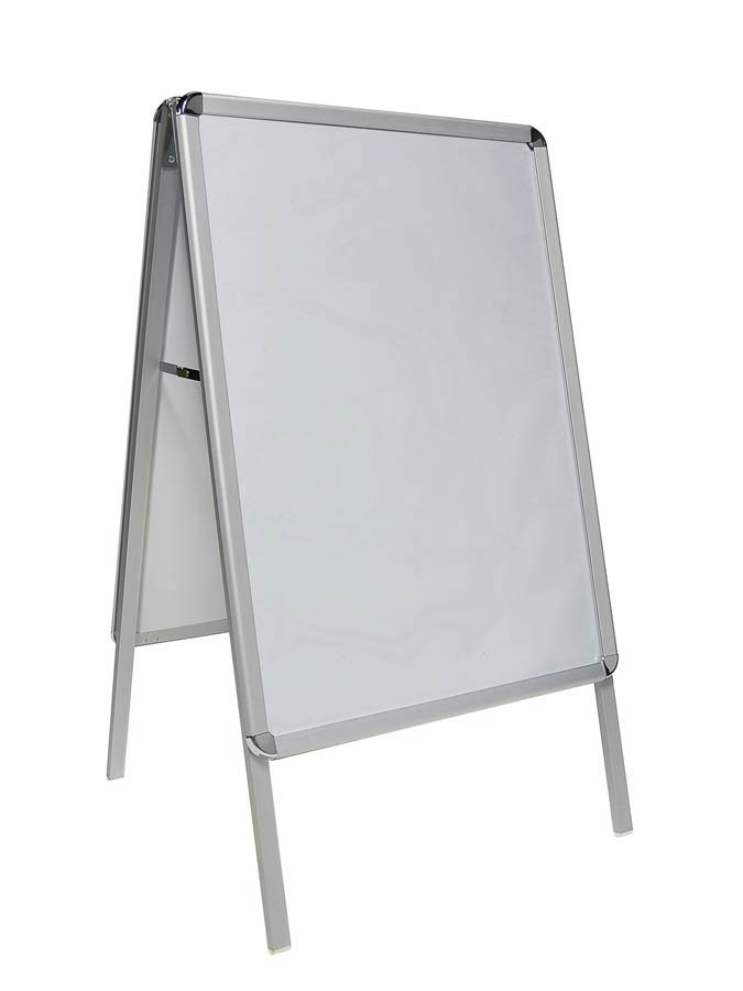 Boston ODD-A1 Stoepbord, A-stand met klemranden, aluminium en ACP, 60 x 84cm