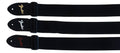 Fender gitaarriemen, voordeel pakket, 12 stuks, 5cm breed, poly, met plectrum houder
