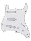 Fender slagplaat Strat®, SSS, 11 schroefgaten, 3 ply, white