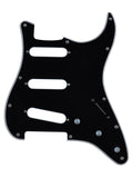 Fender slagplaat Strat®, SSS, 11 schroefgaten, 3 ply, black