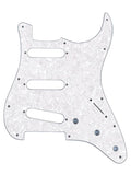 Fender slagplaat Strat®, SSS, 11 schroefgaten, 4 ply, white pearl