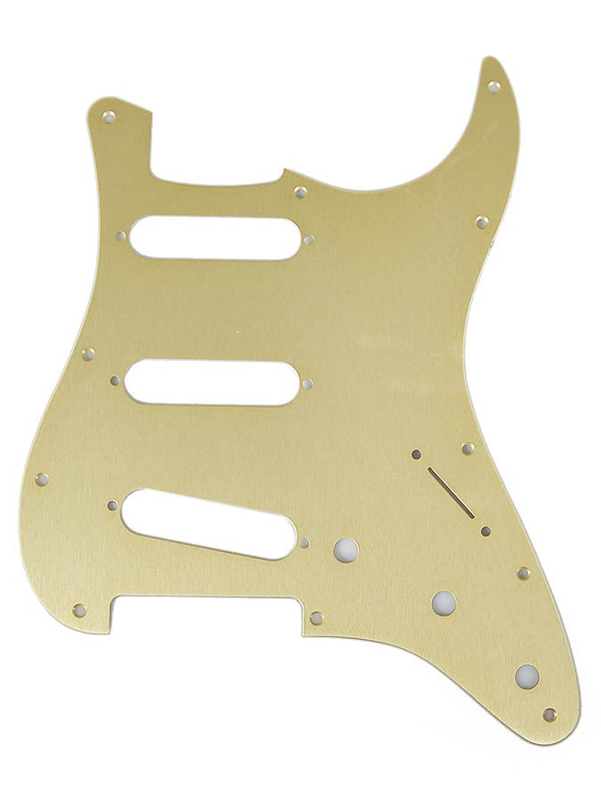Fender slagplaat Strat®, SSS, 11 schroefgaten, 1 ply, gold anodized