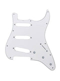 Fender slagplaat ‘62 Vintage Strat, SSS, 11 schroefgaten, 3 ply, white
