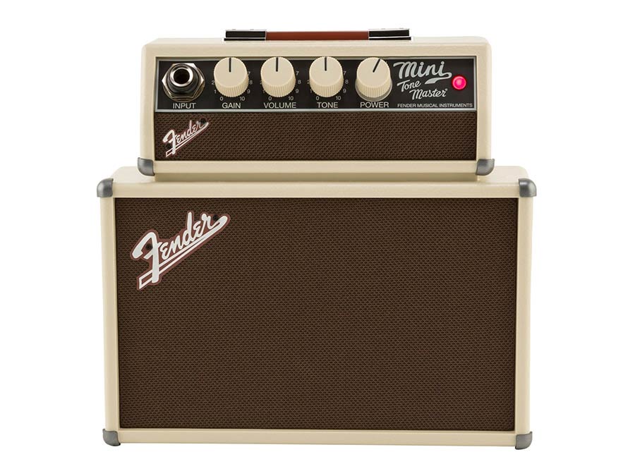 Fender miniatuur-versterker 'Mini Tone-Master® Amp', plastic behuizing, 2W, 2x2" speaker