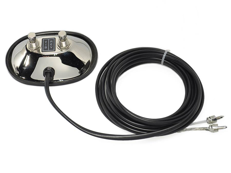Fender footswitch, 2 buttons, vintage style, RCA Connector