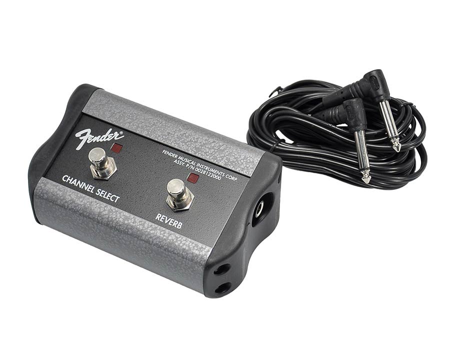 Fender footswitch, 2 buttons, channel/reverb, with 1/4" jack