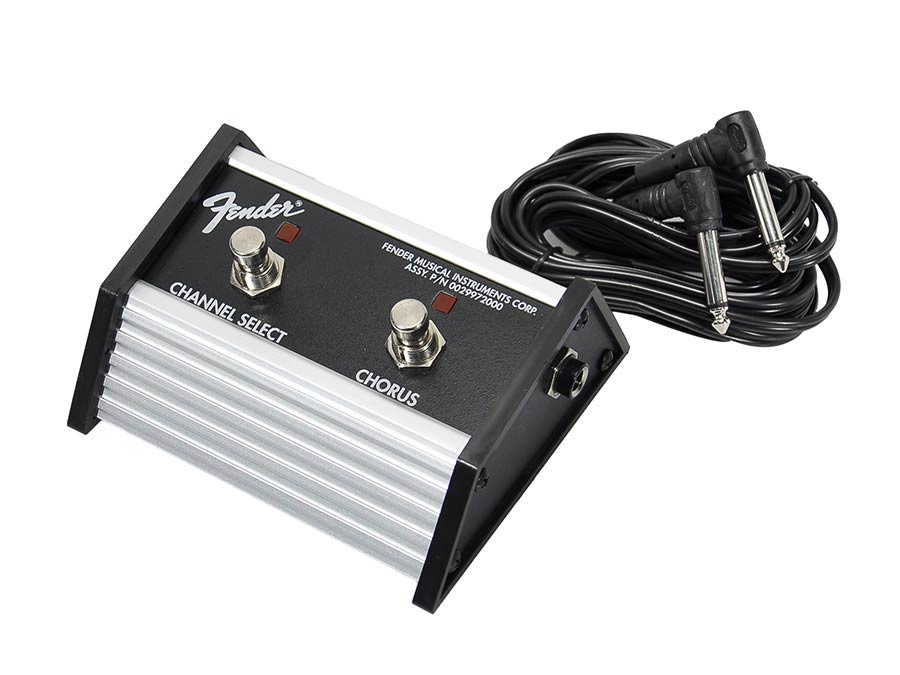 Fender footswitch, 2 buttons, channel/chorus, with 1/4" jack