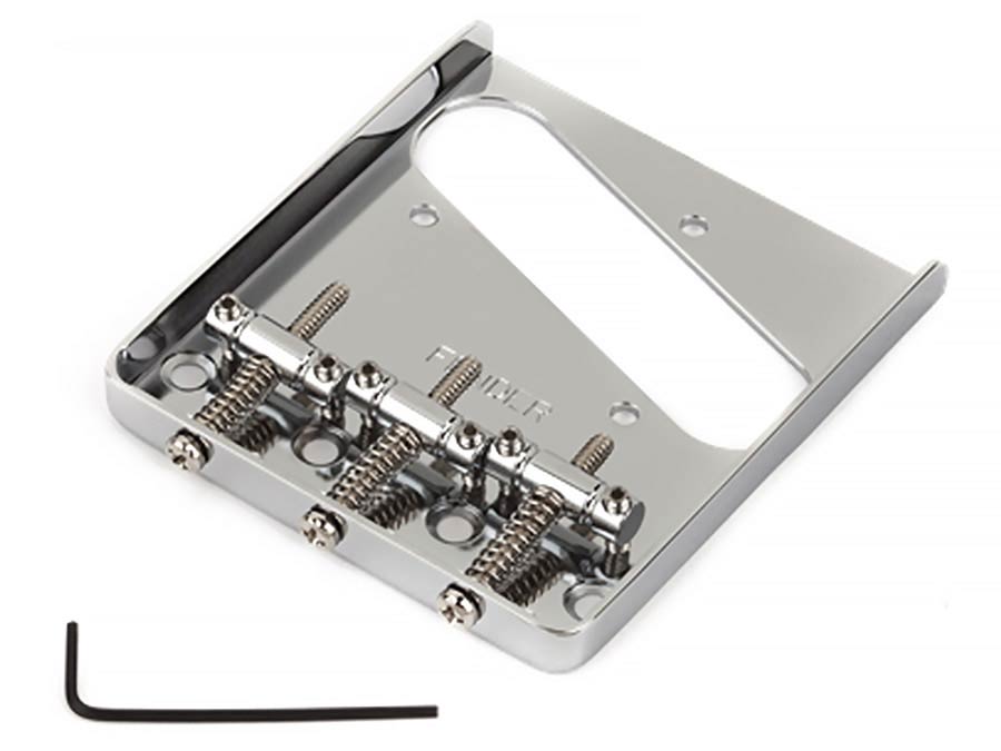 Fender bridge assembly Highway One Tele, chrome