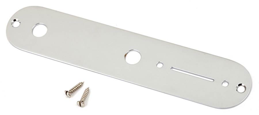 Fender control plate Tele, chrome