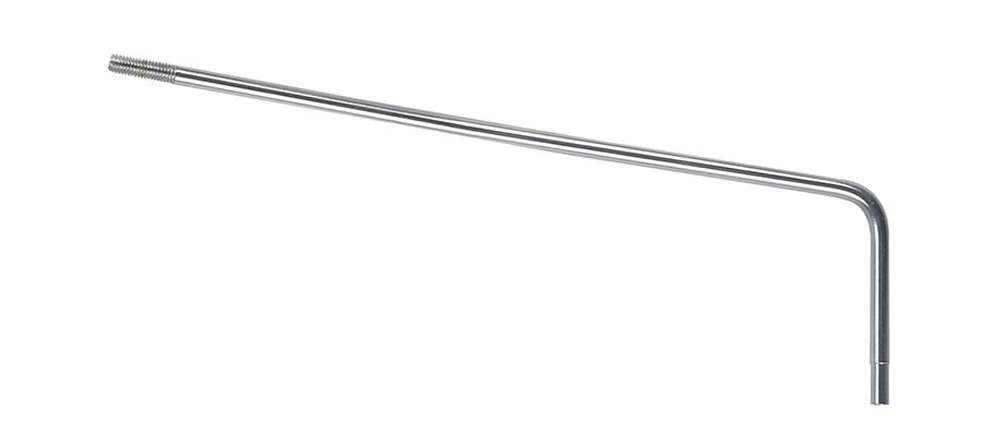 Fender tremolo arm for Jaguar/Jazzmaster US, chrome, no tip (order extra any color USA vintage Strat tip)