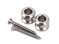 Fender strap buttons voor straplocks, chroom, set van 2