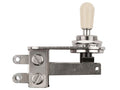 Fender 3-way toggle switch, Jazzmaster/'72 Tele, chrome with parchment tip