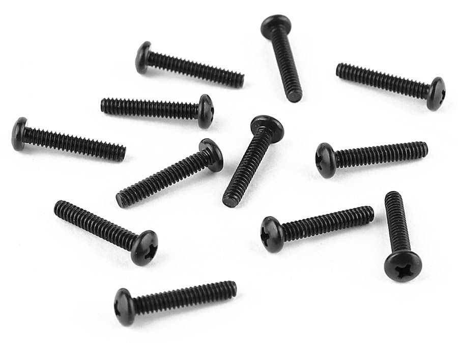 Fender intonation screws, American Series Strat/Tele, short 4-40 x 5/8, zwart, 12 pcs