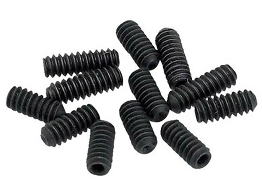 Fender saddle height screws, American Deluxe and American Series guitars ’86-’07, zwart, 12 pcs
