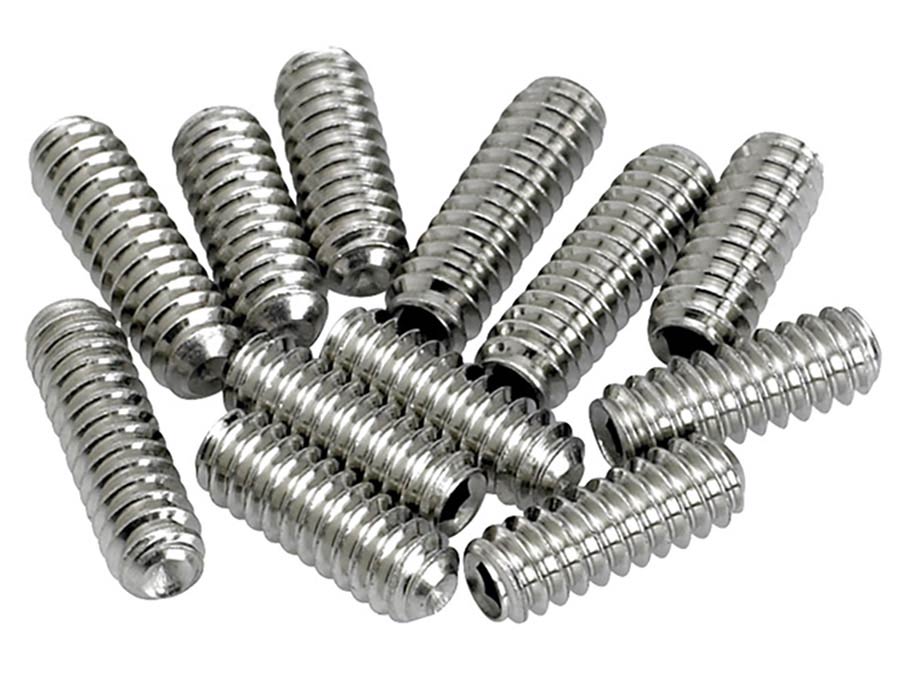 Fender saddle height screws, American Vintage Series guitars, nikkel, 12 pcs