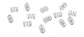 Fender intonation springs, American Vintage Strat, nikkel, 12 pcs