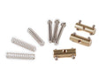 Fender brugzadel, Vintage Tele, threaded, brass, set of 3