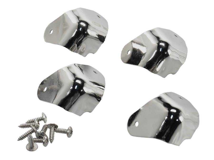 Fender amp corner set (2 screw mount + tongue), set of 4