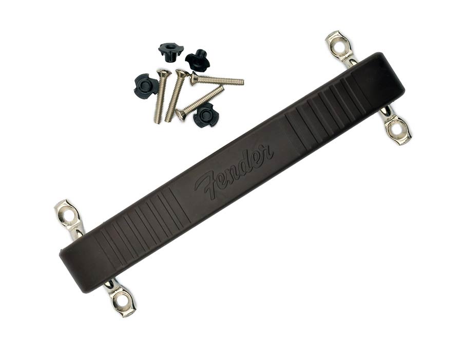 Fender amp handle, molded “dog bone” style, brown
