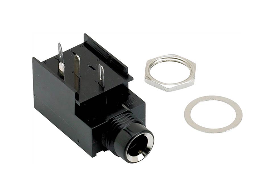 Fender amplifier jack, most fender amplifers '88-'99, 4 pin, mono