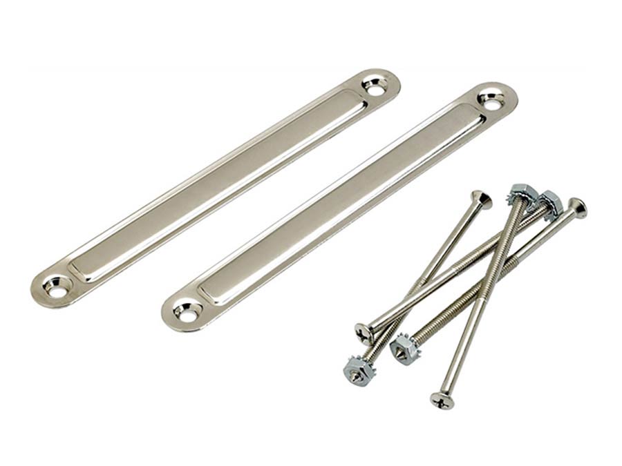 Fender chassis straps, bolts included, large