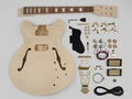 Boston KIT-ES-40 Gitaar zelfbouwpakket, archtop model, basswood body, 22 frets
