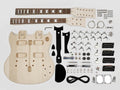 Boston KIT-DN-10 Gitaar zelfbouwpakket, double neck model, basswood body, 22 frets, bolt-on neck