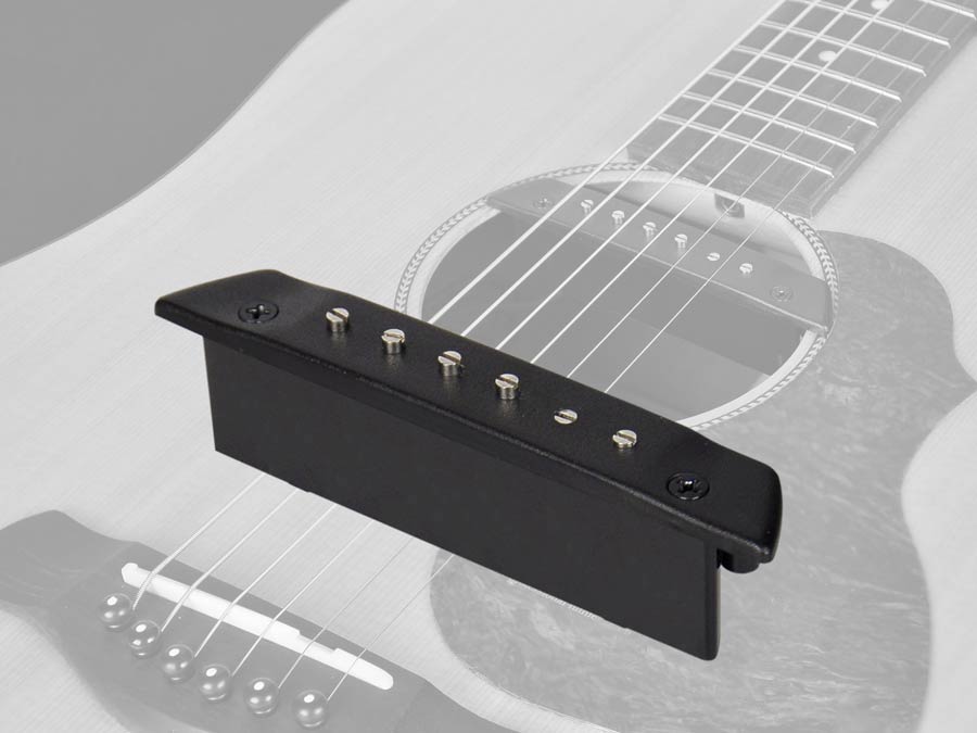 Boston SHP-130-EPJ Soundhole pickup, single coil with adjustable poles and endpin jack