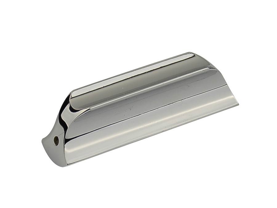 Boston TBF-10 Pedal steel tone bar, chrome, with finger grip, length 7,5 cm