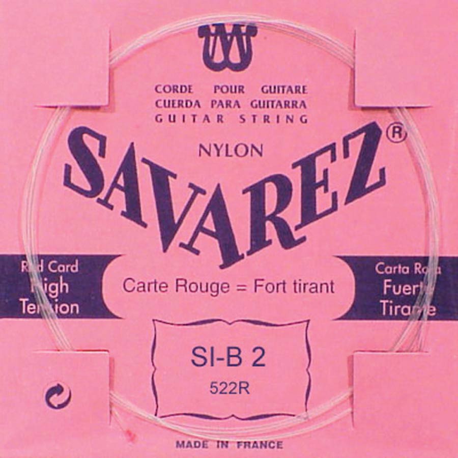 Savarez: 522-R B-2 Losse Klassieke Gitaar Snaar High Tension