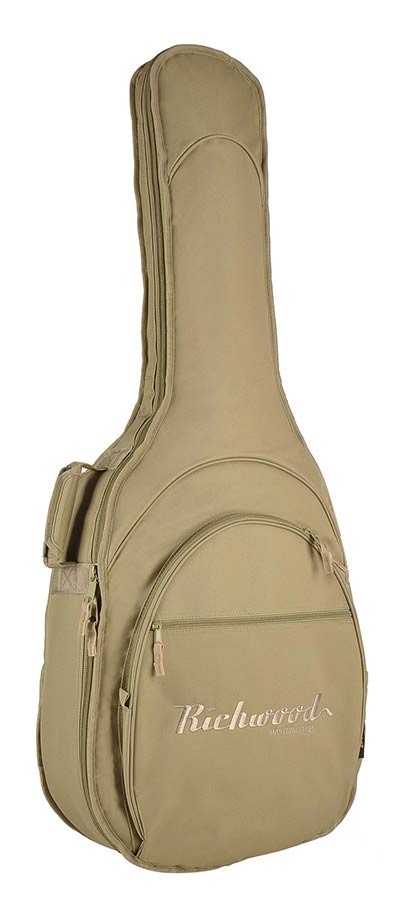 Boston RD-25-SD Deluxe gigbag, 27mm. voering, synthetische fleece lining, shara dawn, diverse acc. vakken, D/G-shap