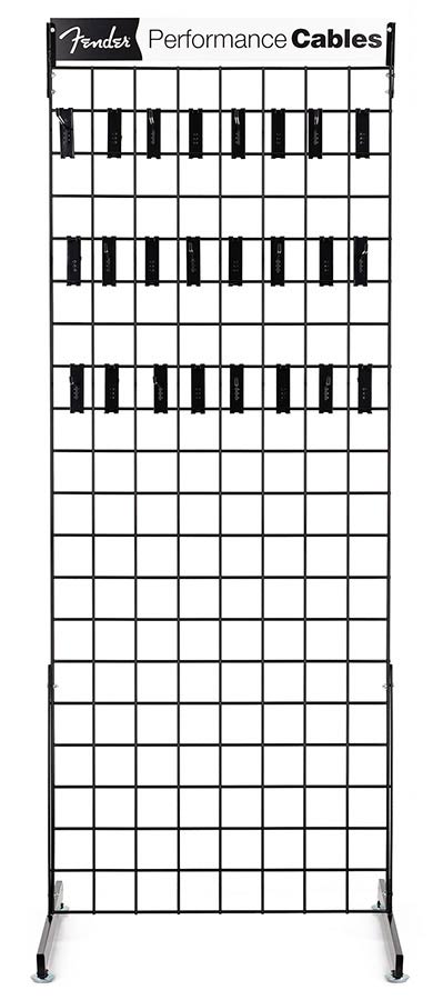 Fender Performance cable display 167x62cm, with 24 hooks