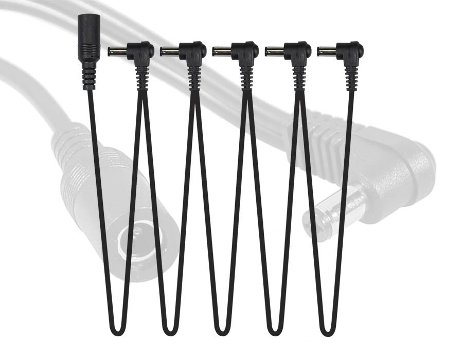 Boston XCABLE-S5 Power distribution cable, connects to psu, 5 female and 1 male connectors, daisy chain