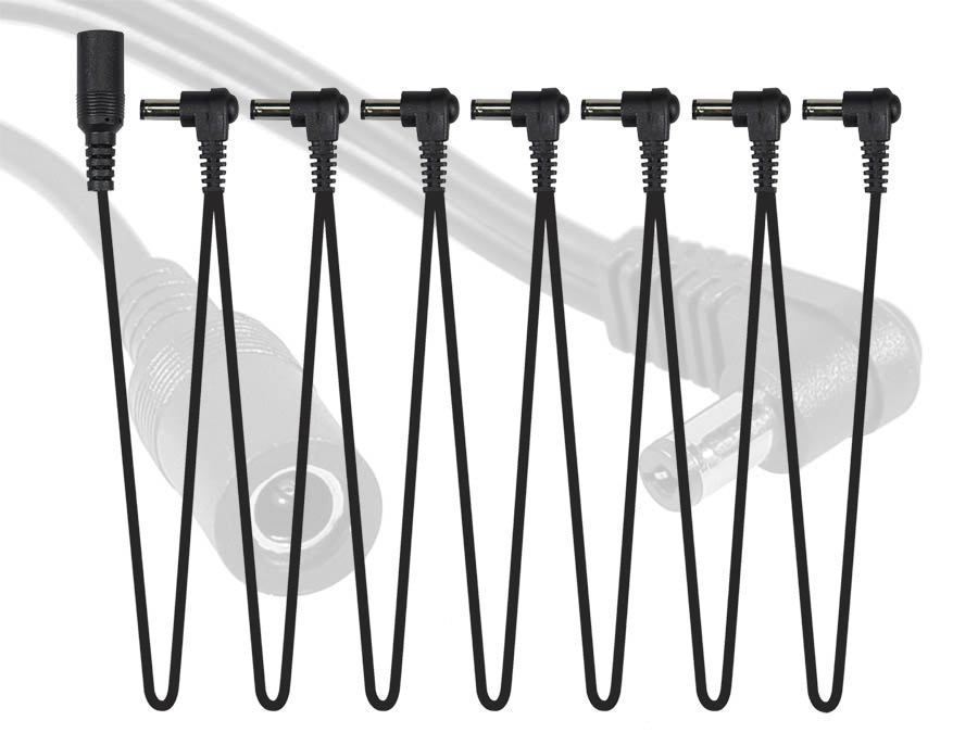 Boston XCABLE-S7 Power distribution cable, connects to psu, 7 female and 1 male connectors, daisy chain