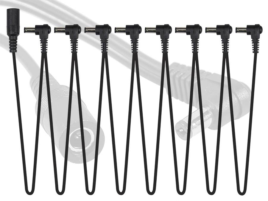 Boston XCABLE-S8 Power distribution cable, connects to psu, 8 female and 1 male connectors, daisy chain