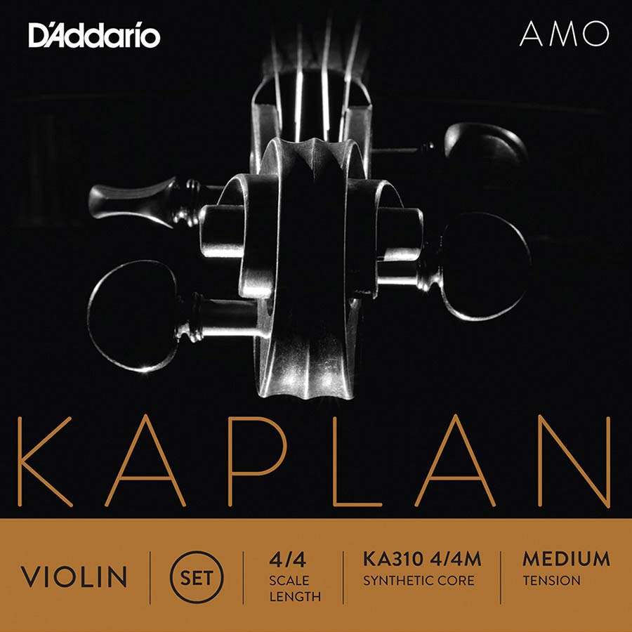 D'Addario KA310-44M Snarenset voor viool 4/4 synthetic core Medium