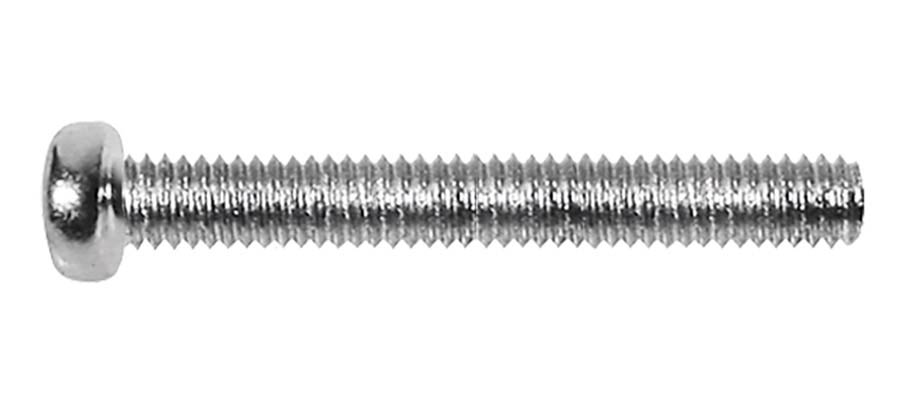Boston PS-18-N Pickup bolt, nickel, 3x20mm, 12pcs, dome head, metric, also lever switch modern
