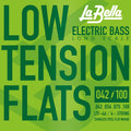 La Bella Low Tension Flexible Flats Basgitaarsnaren Laag 0042-0056-0070-0100-0042-0056