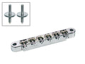 Boston B-160-N Brug voor e-guitar, "tune'o matic", stud spacing 73,5mm, stud diam 4mm, nickel