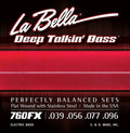 La Bella Deep Talkin' Bass Basgitaarsnaren Extra licht 0039-0056-0077-0096-0039-0056