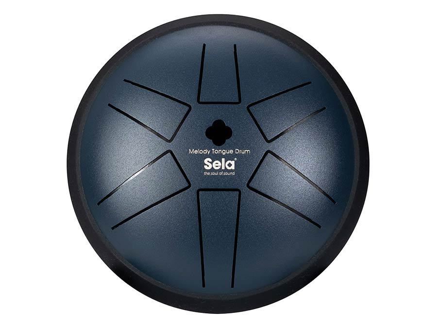 Sela SEL350 Tongue Drum 5.5", 6 Tongues, A Major Pentatonic, Navy blauw – afbeelding 4
