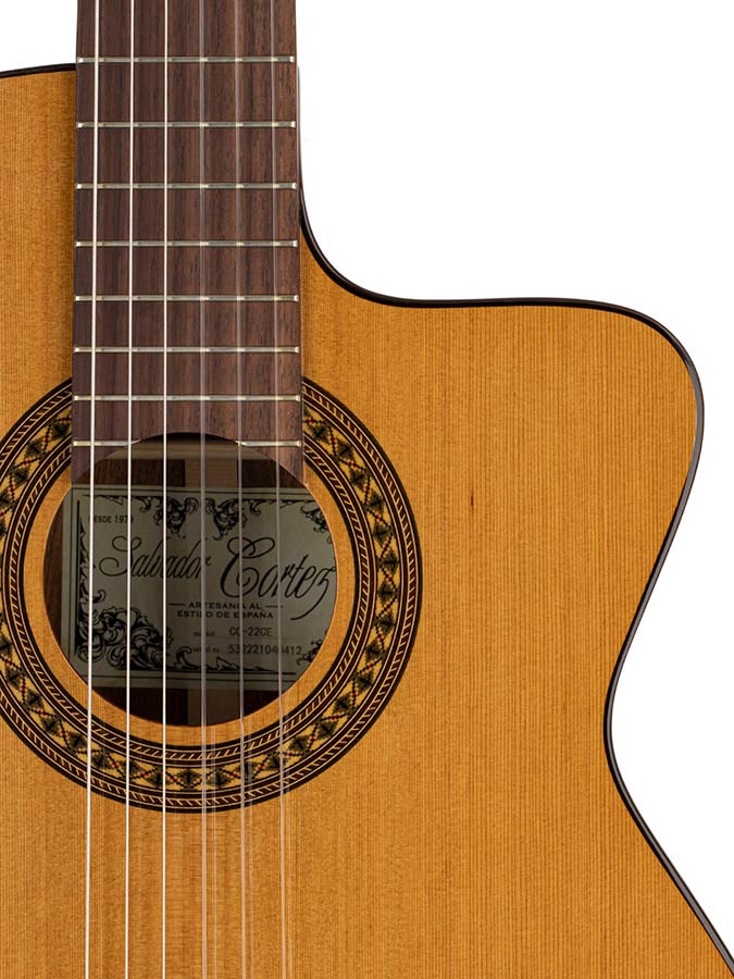 Salvador Cortez CC-22CE Artist Series Klassieke Gitaar – afbeelding 4